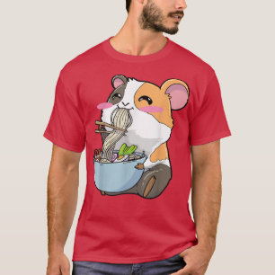 Camiseta Guinea Pig Ramen Noodles Kawaii