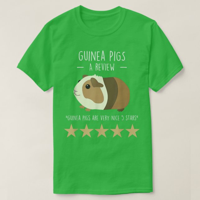 Camiseta Guinea Pig Review, Funny Cute Pet Animal Lover Mom (Diseño del anverso)