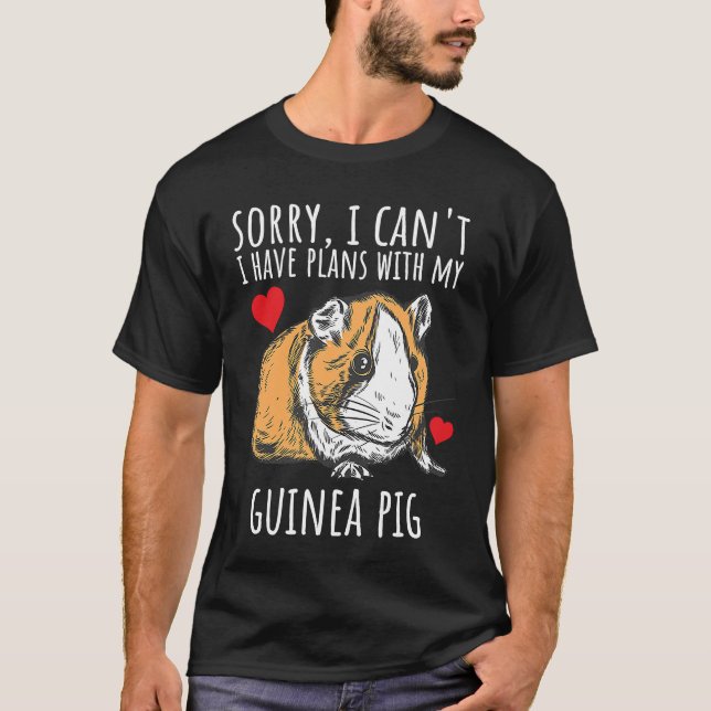 Camiseta Guinea pig saying owner (Anverso)