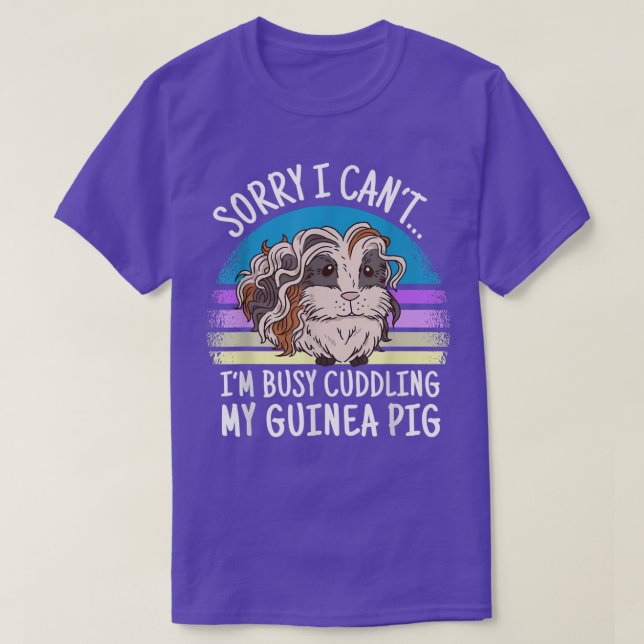 Camiseta Guinea pig saying with lunkarya guinea pig  (Diseño del anverso)