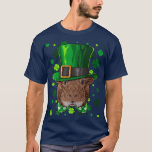 Camiseta Guinea Pig St Patricks Day Animal Leprechaun Hat S