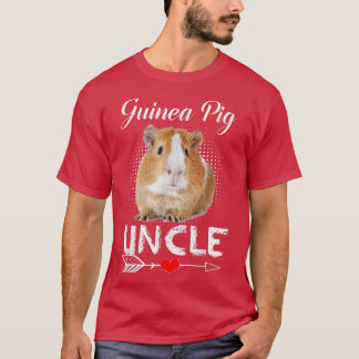 Camiseta Guinea Pig Uncle Costume Clothing Cute Guinea Pig 