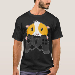 Camiseta Guinea Pig Video Games Furry Potato Domestic Cavy