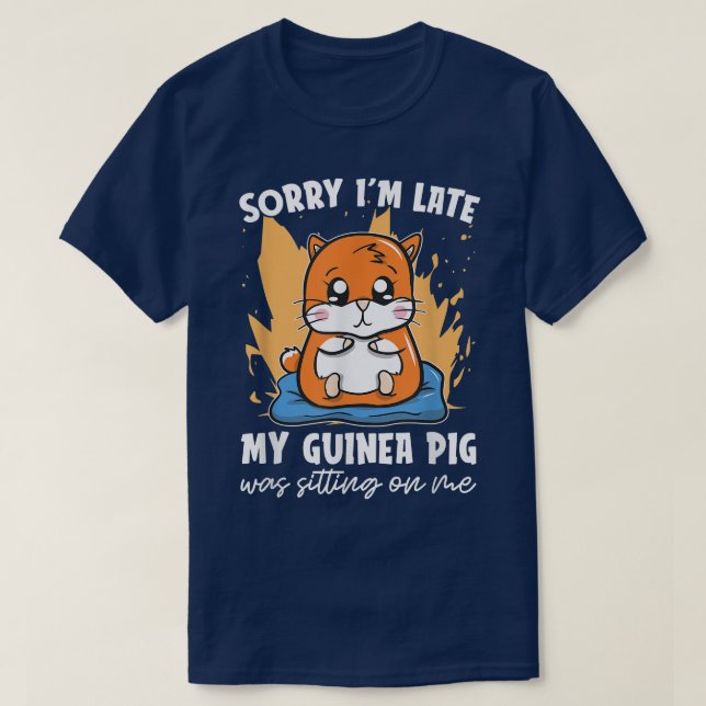Camiseta Guinea Pig Was Sitting On Me Guinea Pigs Rodent Ca (Diseño del anverso)