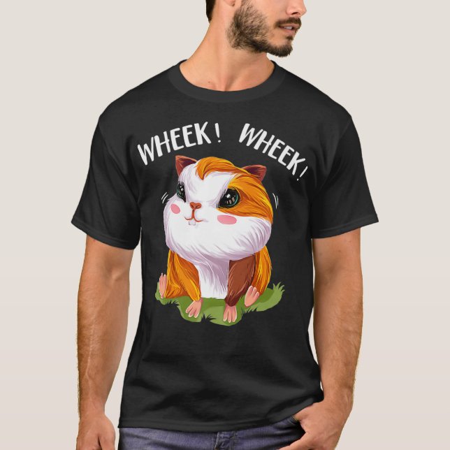 Camiseta Guinea Pig Wheek Premium (Anverso)