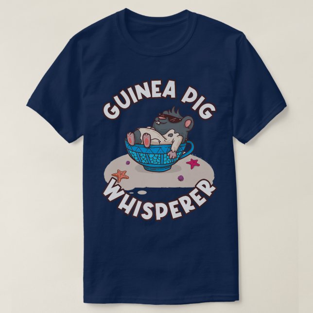 Camiseta Guinea Pig Whisperer  (Diseño del anverso)