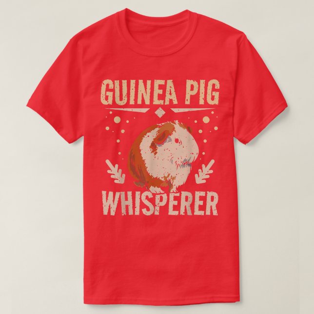 Camiseta Guinea pig whisperer 623 (Diseño del anverso)