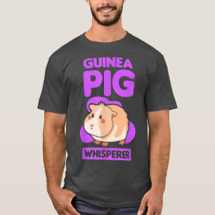 Camiseta Guinea Pig Whisperer Lover Pet Cute Animal