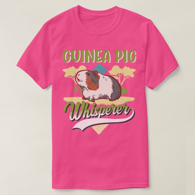 Camiseta Guinea Pig Whisperer Premium 2484 (Diseño del anverso)