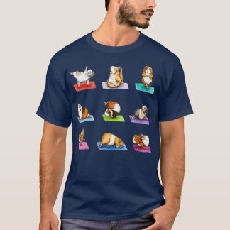 Camiseta Guinea Pig Yoga Position Workout