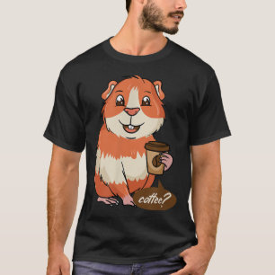 Camiseta Guinea Pigs And Coffee Tired Monday Office 2505