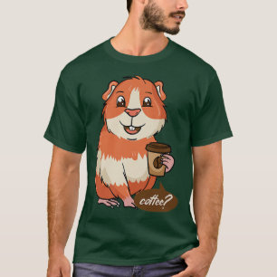 Camiseta Guinea Pigs And Coffee Tired Monday Office Premium