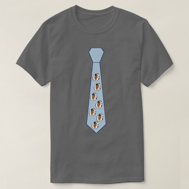Camiseta Guinea Pigs Animals Necktie Tie  (Diseño del anverso)
