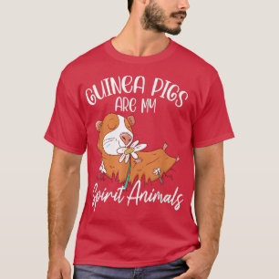Camiseta Guinea Pigs Are My Spirit Animals Animal Pet Guine
