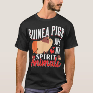 Camiseta Guinea Pigs Are My Spirit Animals Pet Guinea Pig A