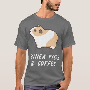 Camiseta Guinea Pigs & Coffee Cute Rodent Pet Kawaii Lover 