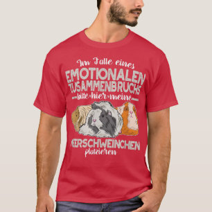 Camiseta Guinea pigs emotional breakdown guinea pigs 