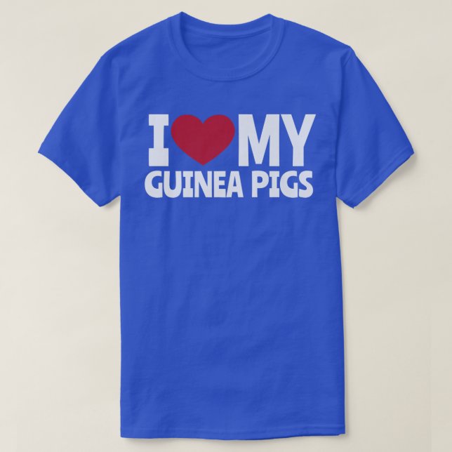 Camiseta Guinea Pigs LOVE  (Diseño del anverso)