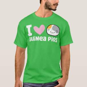 Camiseta Guinea Pigs Love I Love Guinea Pigs 