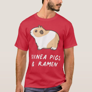 Camiseta Guinea Pigs & Ramen Cute Rodent Pet Kawaii Lover A