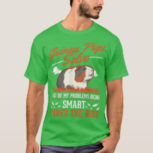 Camiseta Guinea Pigs solve most of my problems Guinea Pig 