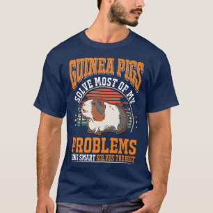Camiseta Guinea Pigs solve most of my problems Guinea Pig P