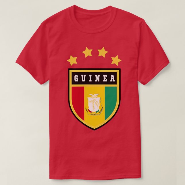 Camiseta Guinea Pocket coat of arms national pride  (Diseño del anverso)