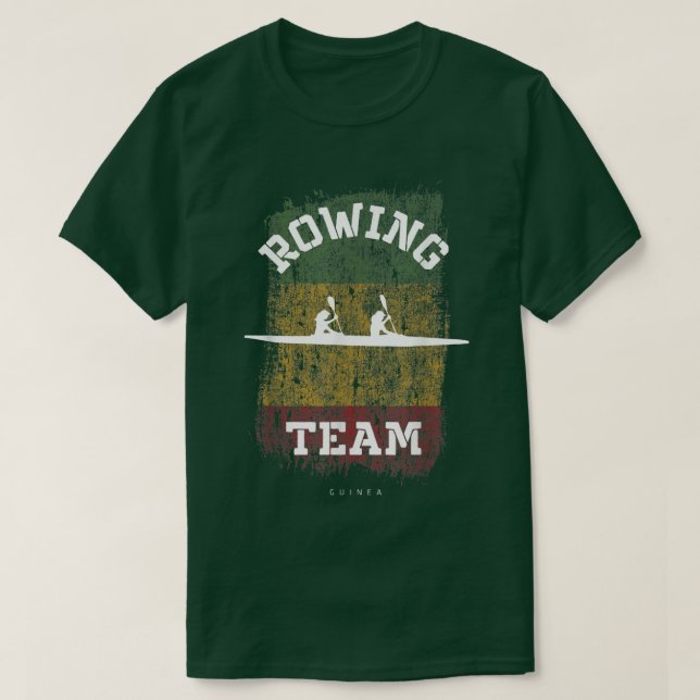 Camiseta Guinea Rowing Team Oarswoman Rower Girl Rowing675 (Diseño del anverso)