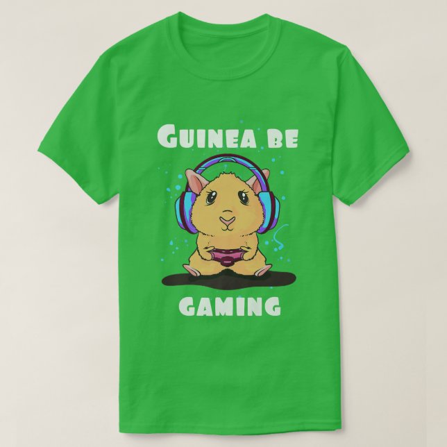 Camiseta Guinea ser juego de guinea pig cita juego de video (Diseño del anverso)