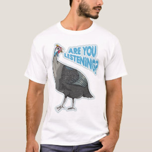Camiseta Guineafowl Funny loud personalizado de aves