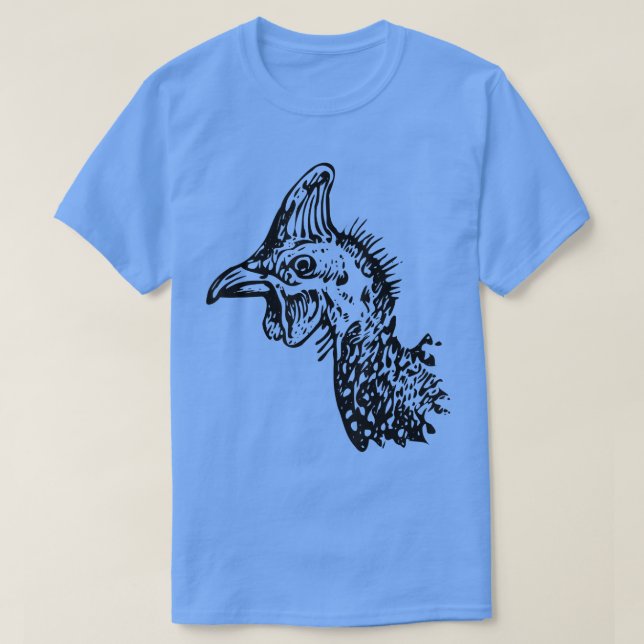 Camiseta Guineafowl Guinea Hen Bird  (Diseño del anverso)