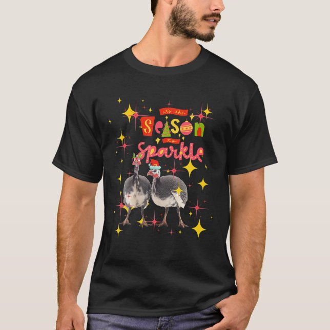Camiseta Guineano Hen Fowal Poultry Farm Animal Graciosa Ch (Anverso)