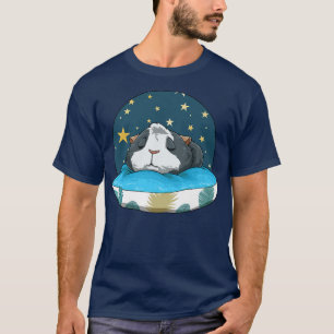 Camiseta Guineano Pig Sleeping Stars Sleeping Premium