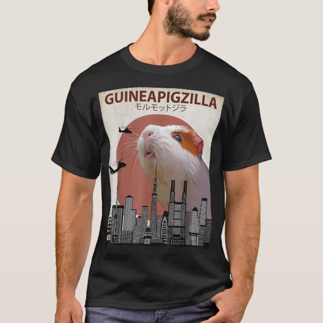 Camiseta Guineapigzilla Funny Guinea Pig  Gift  (Anverso)