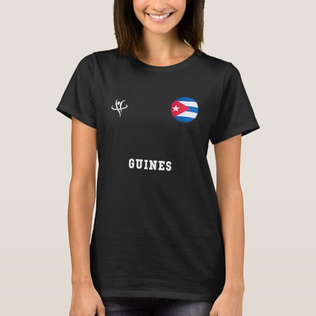 Camiseta GUINES Cuba Vintage Sports (Anverso)