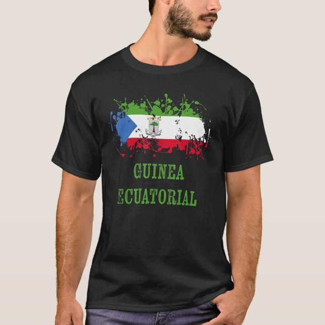Camiseta Guinian enthusiasts for Guinea and Equatorial Guin (Anverso)