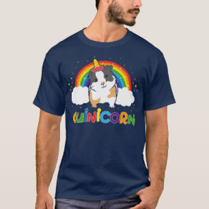 Camiseta Guinicorn Cuña Guinea Cerdo unicornio arcoiris