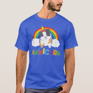 Camiseta Guinicorn Cute Guinea Pig Unicorn Animal Rainbow25