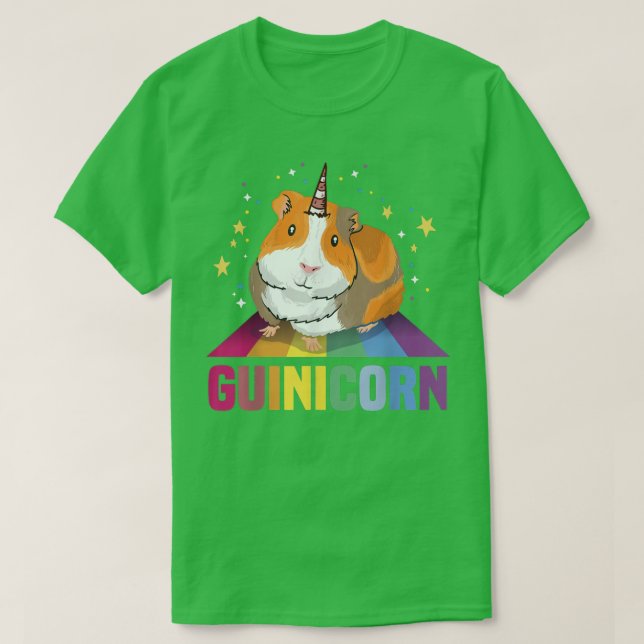 Camiseta Guinicorn de unicornio de Guinea (Diseño del anverso)