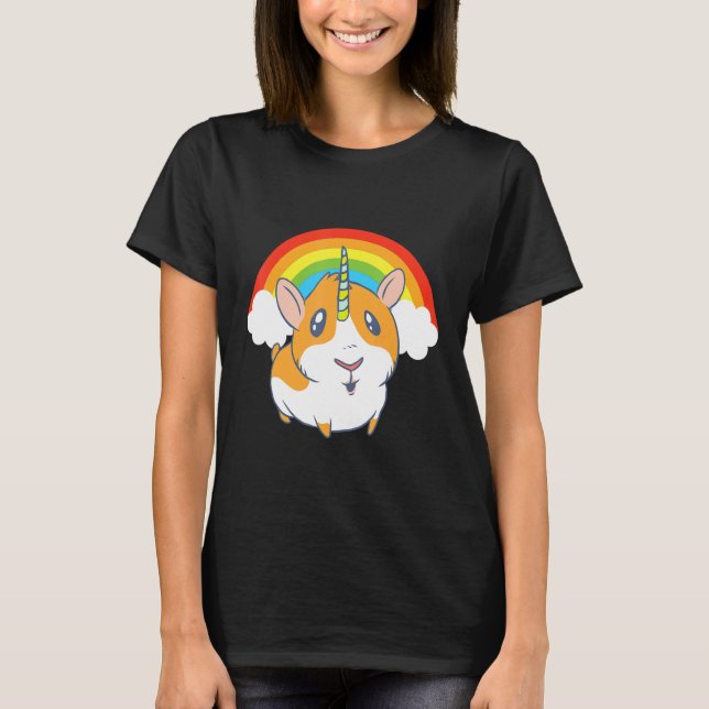 Camiseta Guinicorn Unicorn Guinea Pigs Mom Animal  Rodent (Anverso)