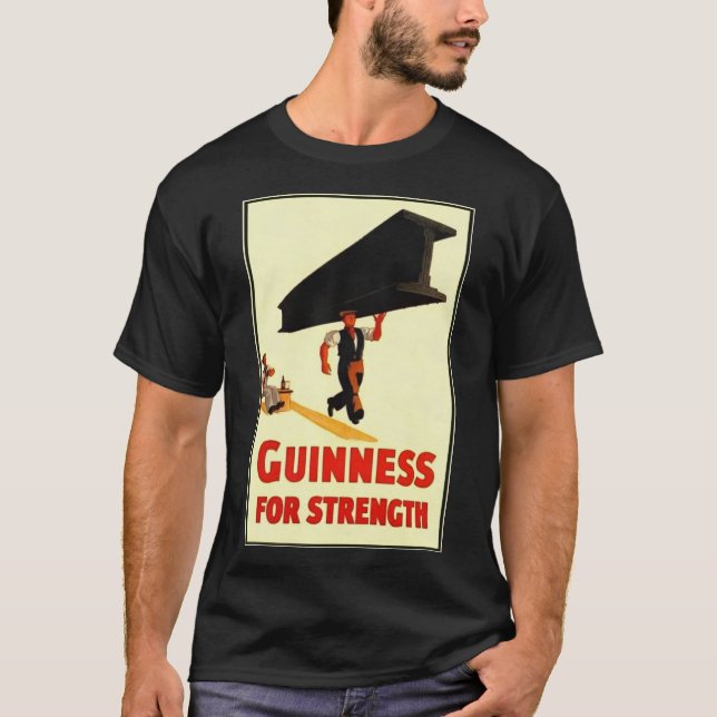 Camiseta Guinness para el Poster de fuerza (Anverso)