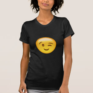 Camiseta Guiño de la cara Emoij