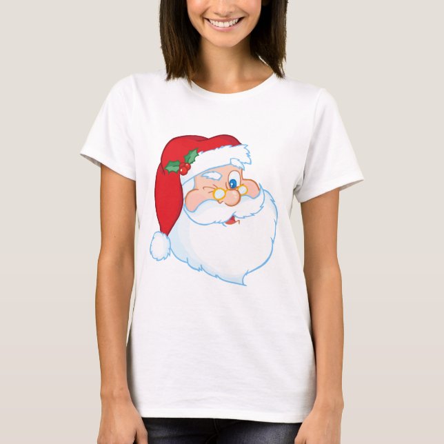 Camiseta Guiño de Papá Noel (Anverso)