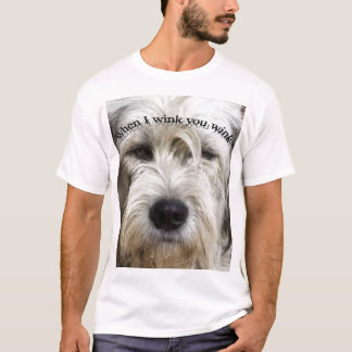 Camiseta guiño del perro