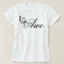 Camiseta guión Chic ESTOY asombrado estética afirmación