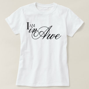 Camiseta guión Chic ESTOY asombrado estética afirmación
