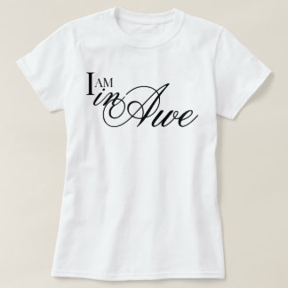 Camiseta guión Chic ESTOY asombrado estética afirmación