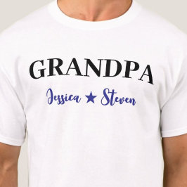 Camiseta Guión de abuelo personalizado