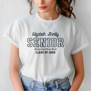 Camiseta Guion de Año Personalizado de Postgrado de la Facu