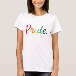 Camiseta Guion de arcoíris de orgullo